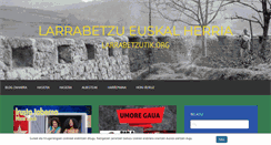 Desktop Screenshot of larrabetzutik.org